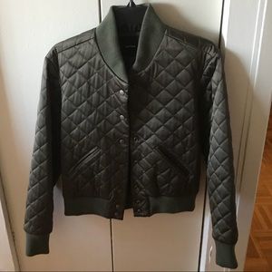 Smythe green bomber jacket